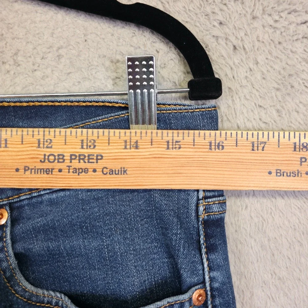 Levis 502 Jeans 32x30 Blue Taper Fit Medium‎ Wash Stretch Denim Classic 32x27